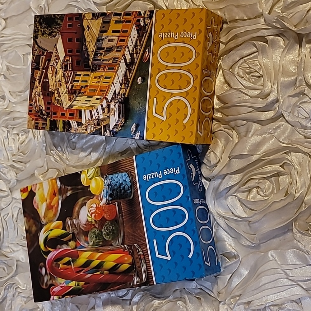 Puzzles 2 Boxes - 500pc Puzzle Each.